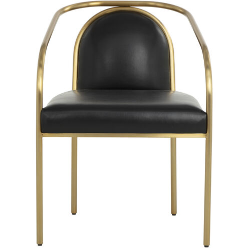 Cicero Cantina Black Dining Armchair